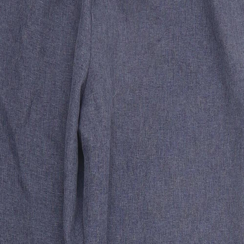 Bonmarché Womens Blue Trousers Size 12 L24 in