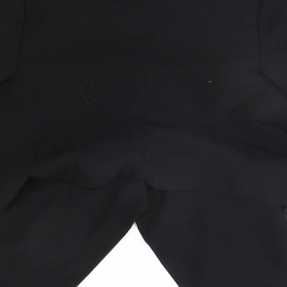 Brand and care label for Atmosphere women’s black jacket suit jacket, size UK 12