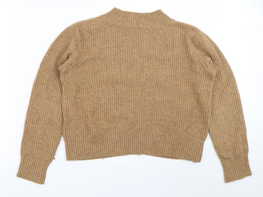 Womens UK Size M H&M Beige Pullover Jumper