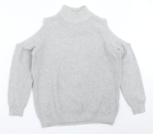 Womens UK Size M Atmosphere Grey Pullover Jumper