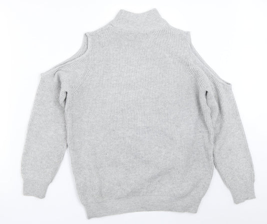 Womens UK Size M Atmosphere Grey Pullover Jumper