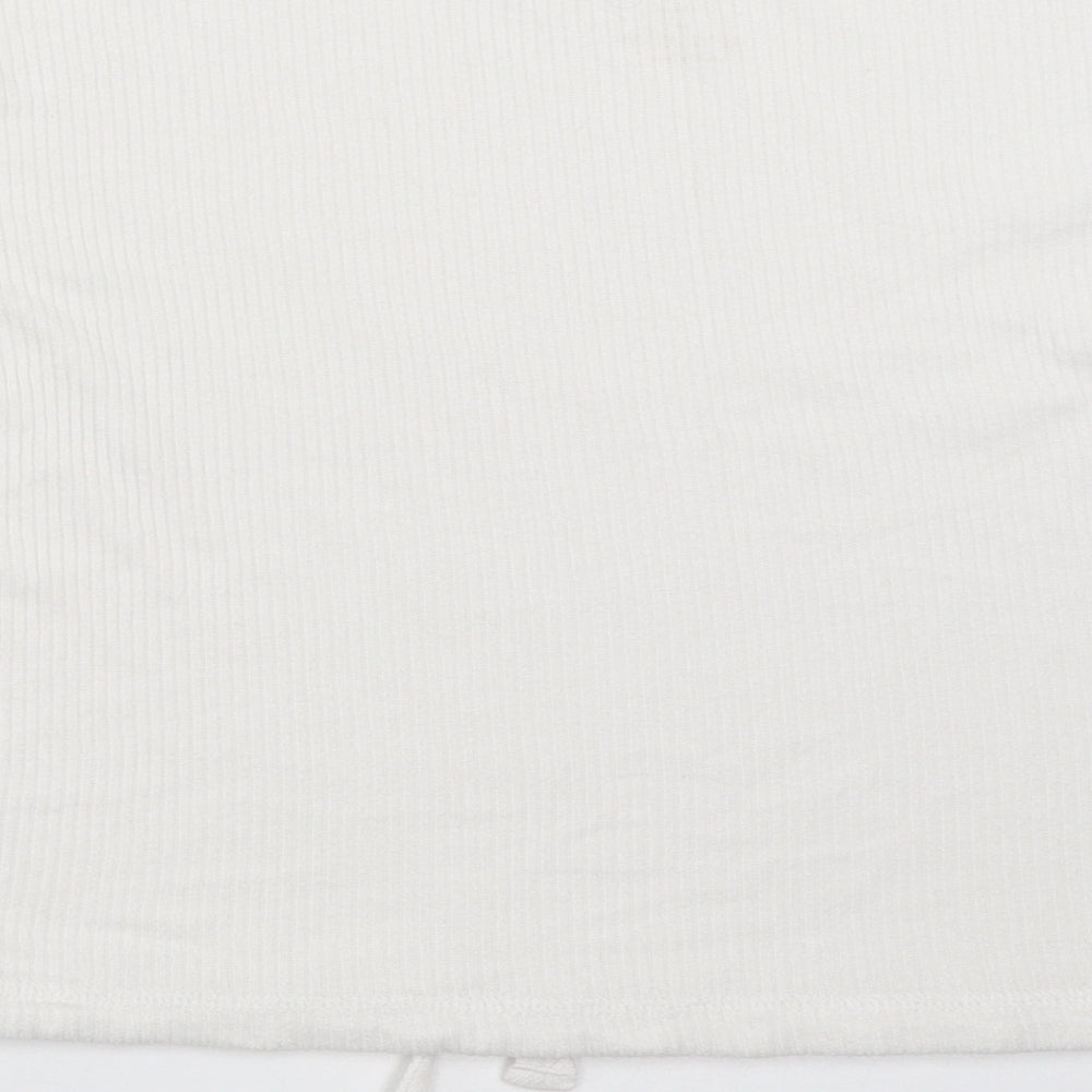 Primark Womens White Pullover Jumper Size M