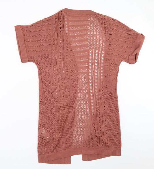 Womens UK Size 8 Evie Pink Cardigan Jumper