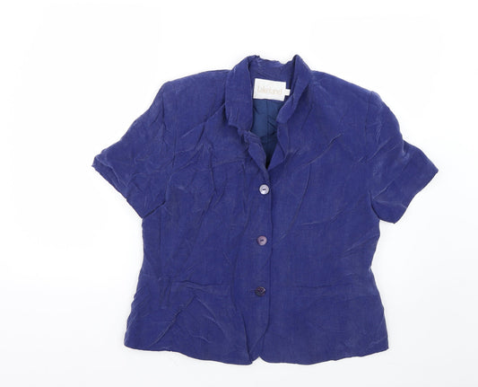 Womens UK Size 14 Lakeland Purple Overcoat