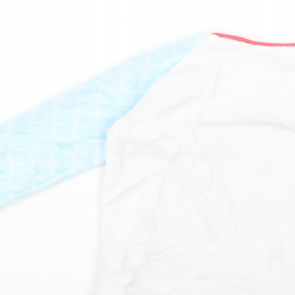 Brand and care label for Primark girls’ multicoloured geometric top pyjama top, size 6-7, years