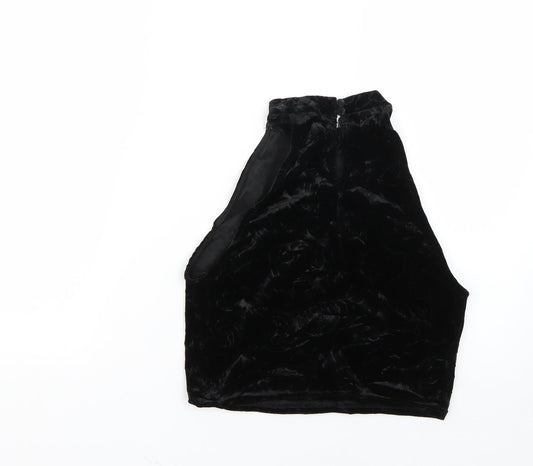 New Look Womens Black Basic Blouse Size 14