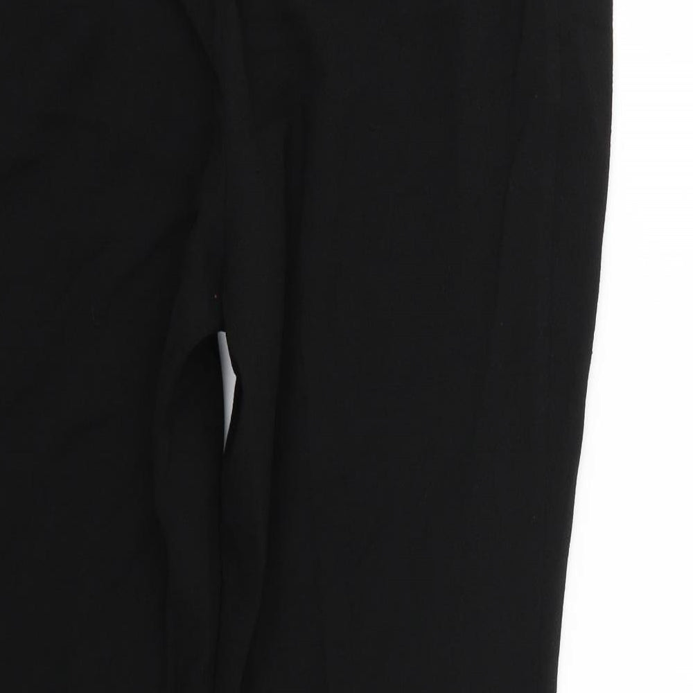 Womens UK Size 12 Marks and Spencer Regular Fit Black Trousers