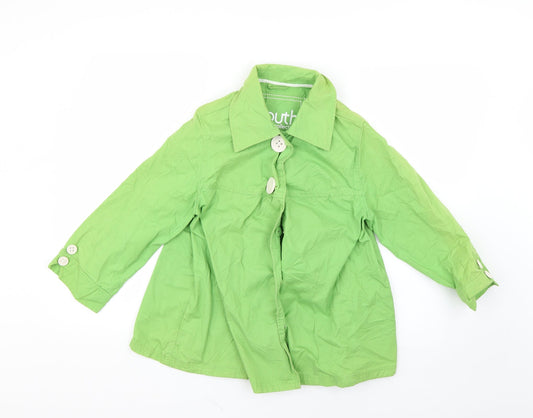 Womens UK Size 12 South Green Overcoat