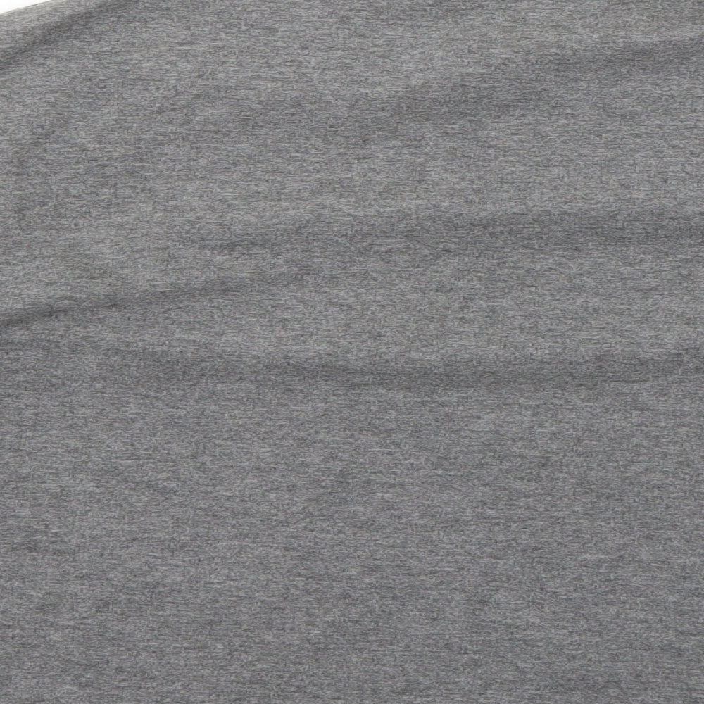 Brand and care label for Tu women’s grey animal print jumper, size UK 10