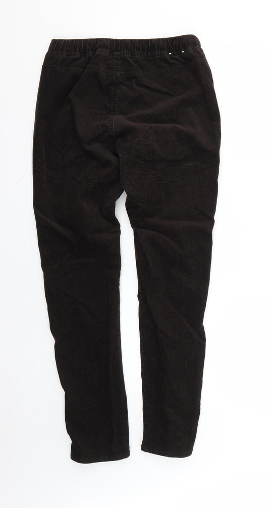Mens UK Size 26 Preworn Regular Fit Skinny Brown Jeans