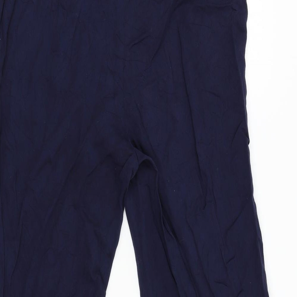 Womens UK Size S VERO MODA Regular Fit Blue Trousers