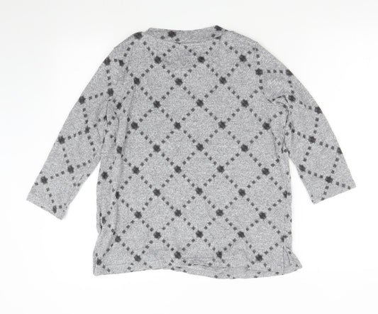 Womens UK Size 12 M&S Grey Pullover Jumper