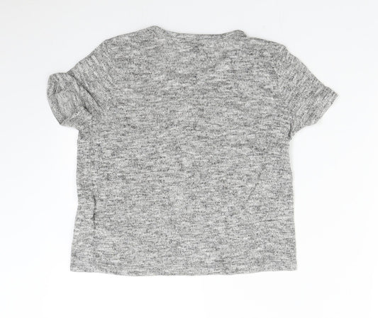 FOREVER 21 Womens Grey Knit Pullover Jumper Size S