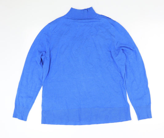 Kaleidoscope Womens Blue Pullover Jumper Size 18