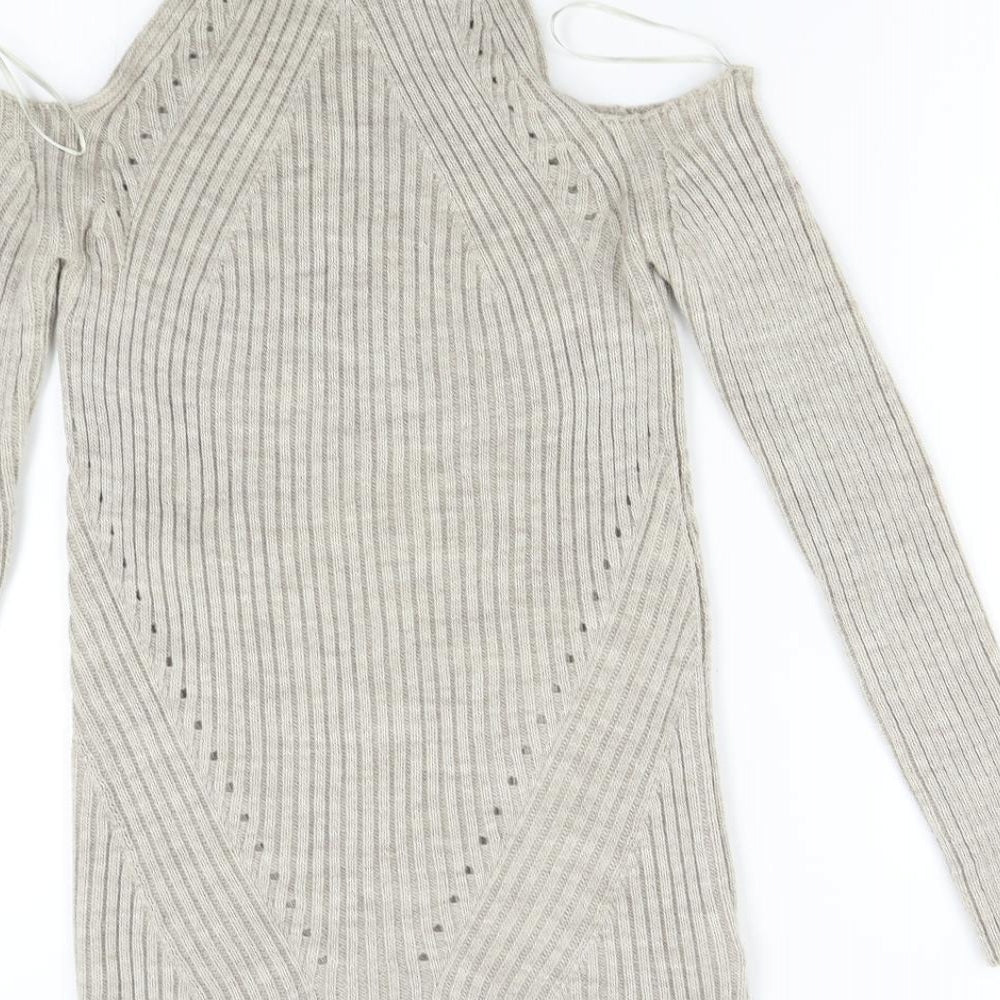 Womens UK Size 8 Select Beige Pullover Jumper