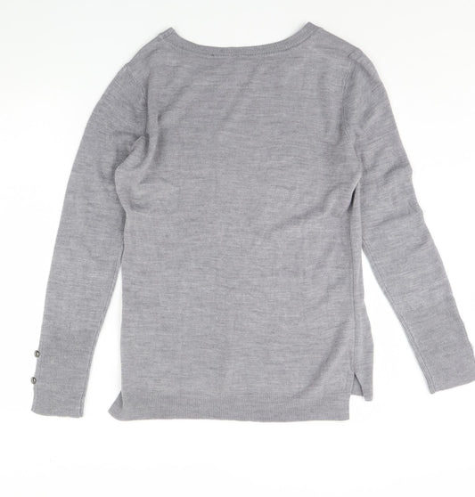 Primark Womens Grey Pullover Jumper Size 10