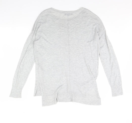 Womens UK Size 10 New Look Grey Pullover Jumper