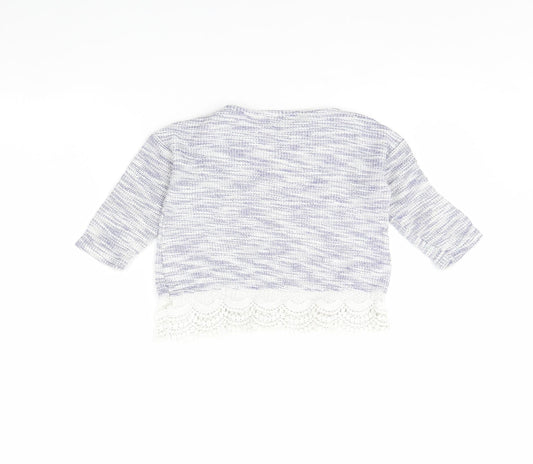 NEXT Girls Blue Pullover Jumper Size 3 Years