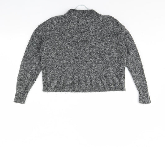Womens UK Size 8 Atmosphere Grey Pullover Jumper