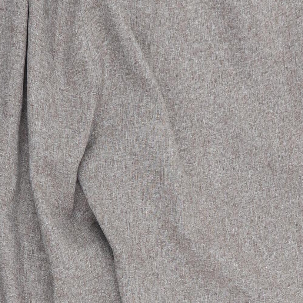 Womens UK Size 12 Preworn Regular Fit Brown Trousers