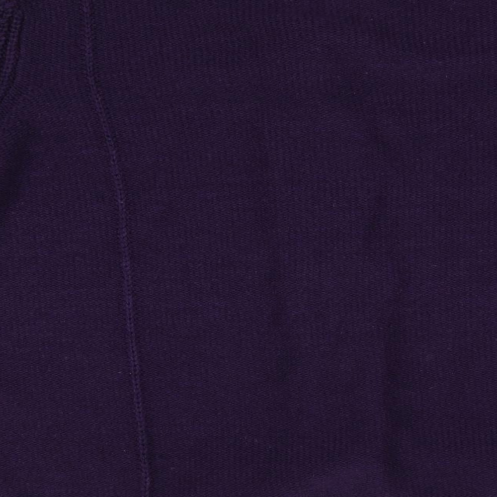 Womens UK Size L BM Purple Cardigan Jumper