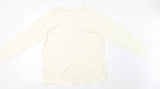Womens UK Size XL Fay Louise Ivory Pullover Jumper