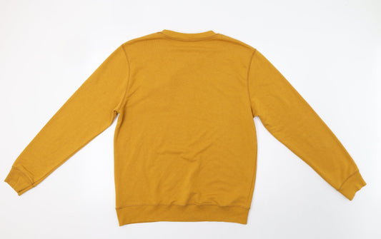 Primark Mens Yellow Pullover Sweatshirt Size L