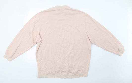 H&M Womens Pink Pullover Sweatshirt Size M