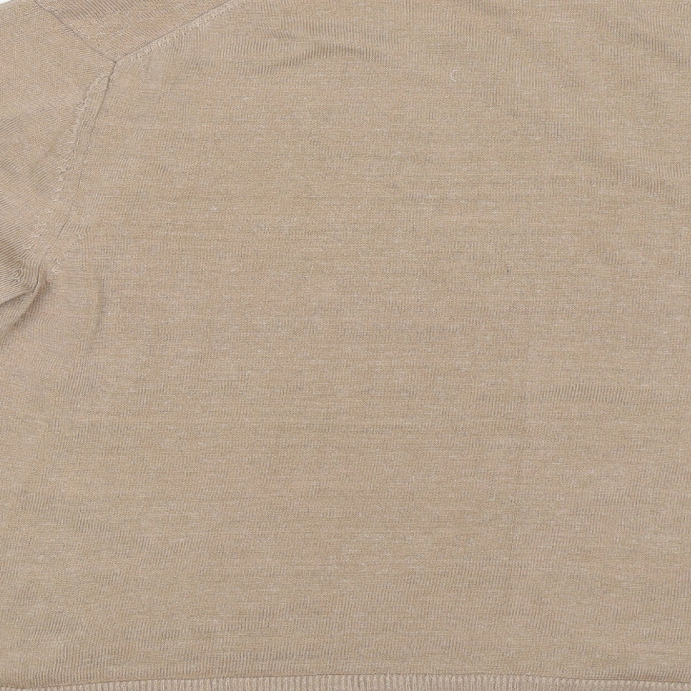 Womens UK Size 12 M&S Brown Pullover Jumper