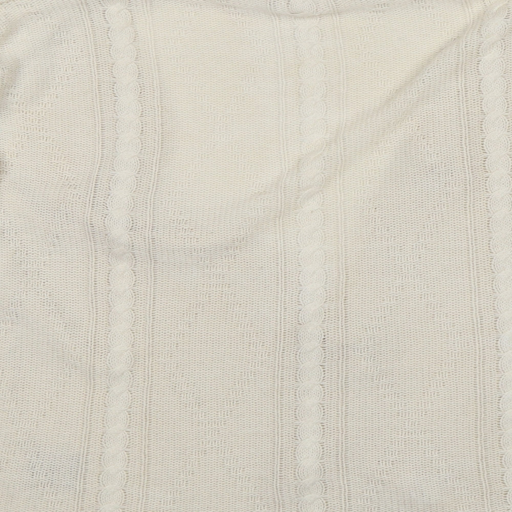 Womens UK Size 8 In the Style Beige Cardigan Jumper