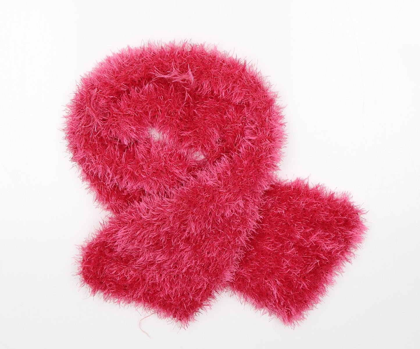 Additional front view of Preworn girls’ pink scarf scarves & wraps size regular