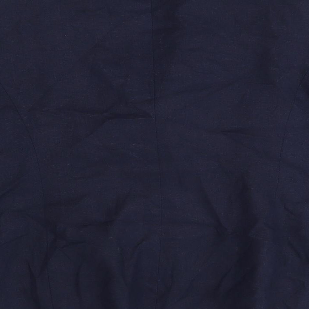 Womens UK Size 14 BM Regular Blue Blazer