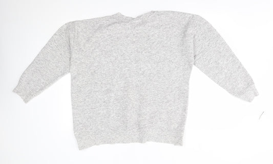 Womens UK Size 14 New Look Grey Pullover Jumper