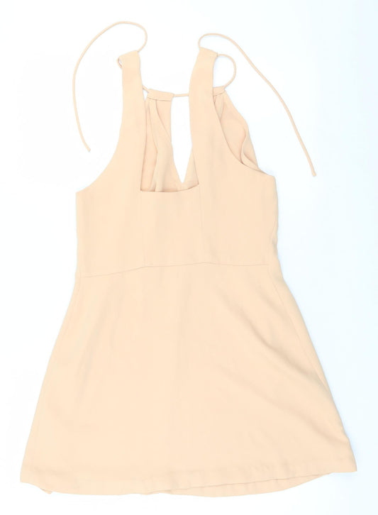 Zara Womens Beige Basic Blouse Size M