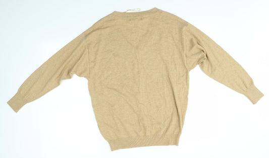 Womens UK Size 10 M&S Brown Pullover Jumper