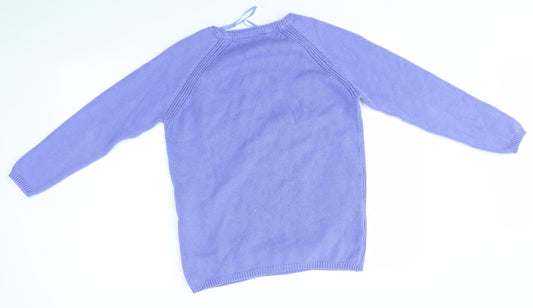 Womens UK Size 14 BHS Blue Pullover Jumper