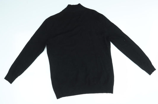 EVIS Womens Black Pullover Jumper Size M