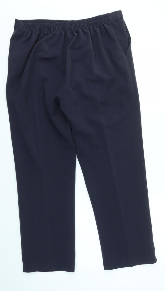 Preworn Womens Blue Dress Pants Trousers Size 18 L26 in