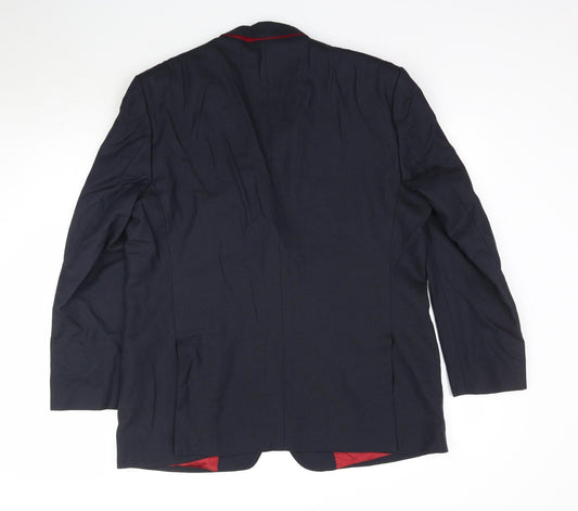 Lester Bowden Mens Blue Jacket Suit Jacket Size 42