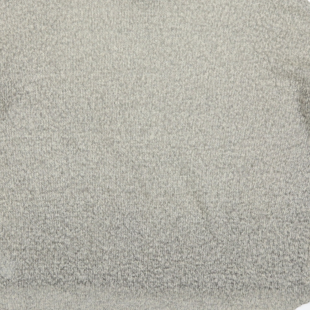 Light Before Dark Womens Grey Knit Pullover Jumper Size S