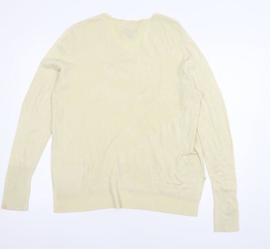 Primark Womens Beige Knit Pullover Jumper Size 12