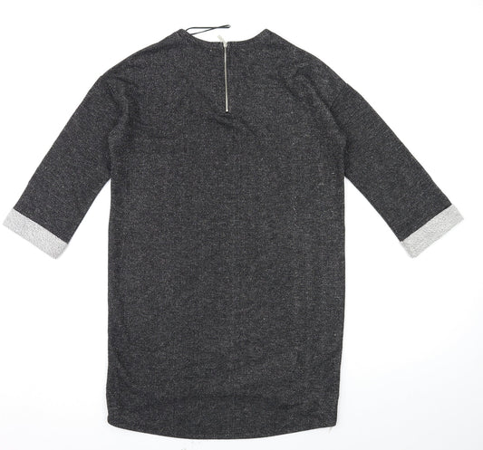 Select Womens Grey Fit & Flare Size 14