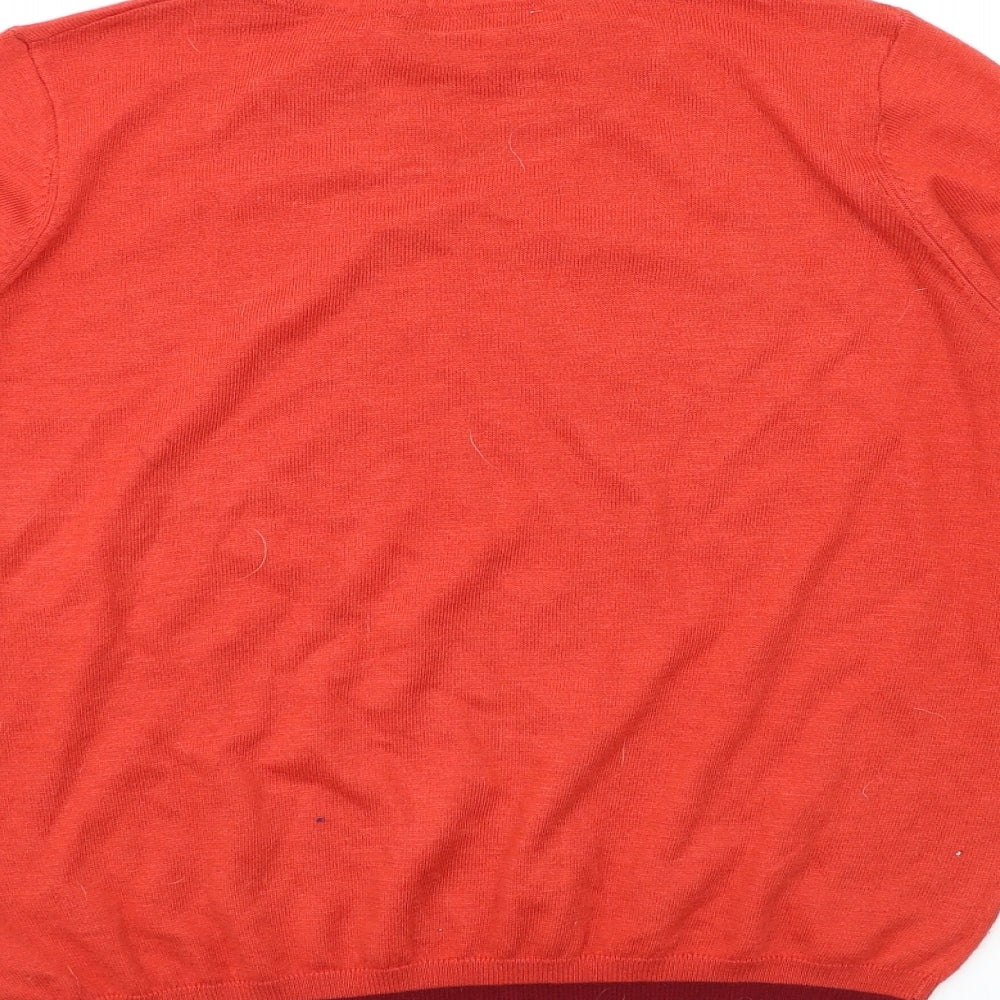 Womens UK Size M NEXT Red Pullover Jumper
