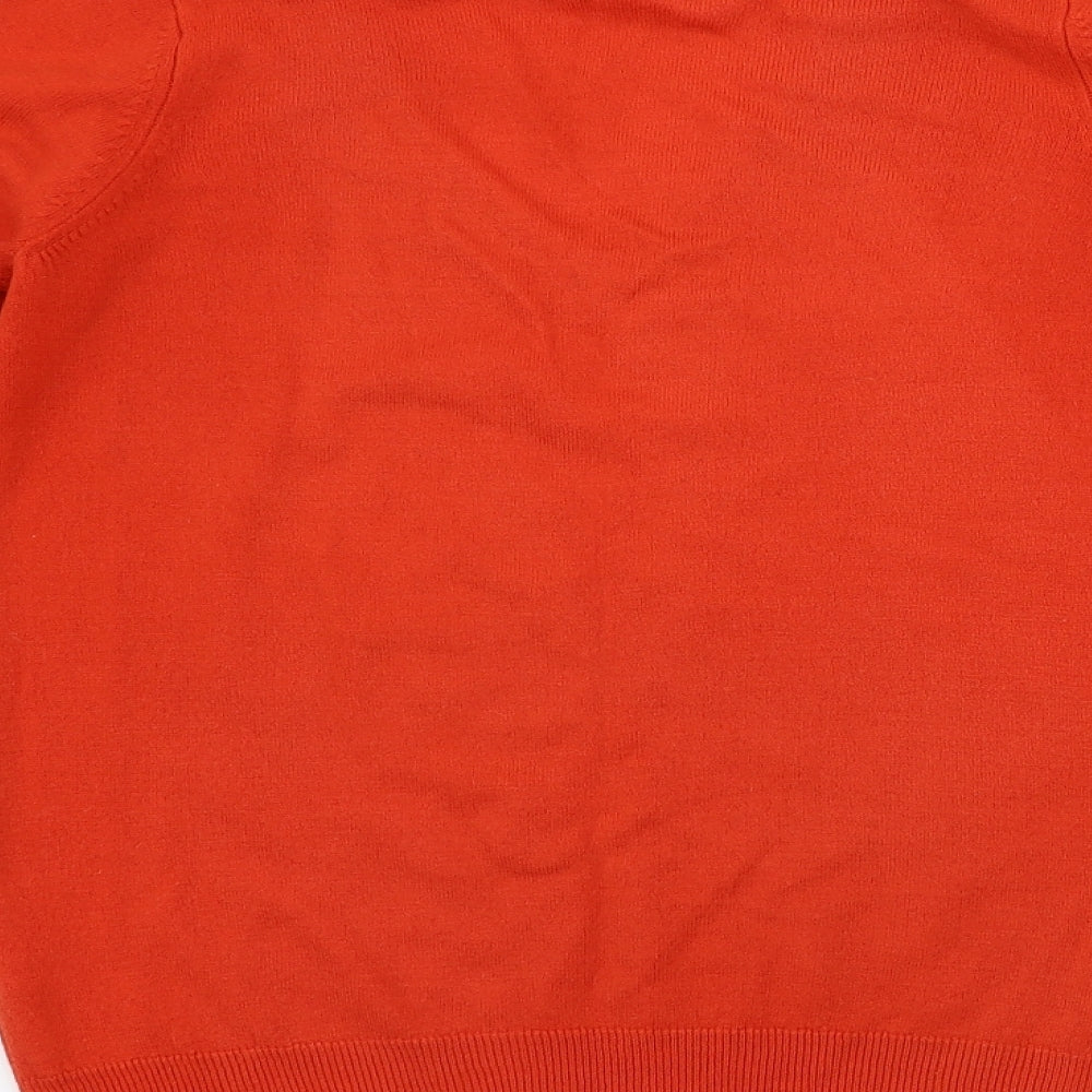 Womens UK Size 10 Marks and Spencer Red Pullover Jumper