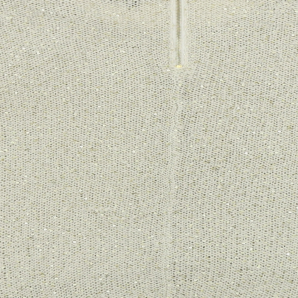 Womens UK Size 12 Warehouse Beige Pullover Jumper