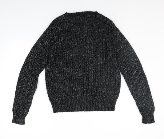J N R D Womens Black Pullover Jumper Size S