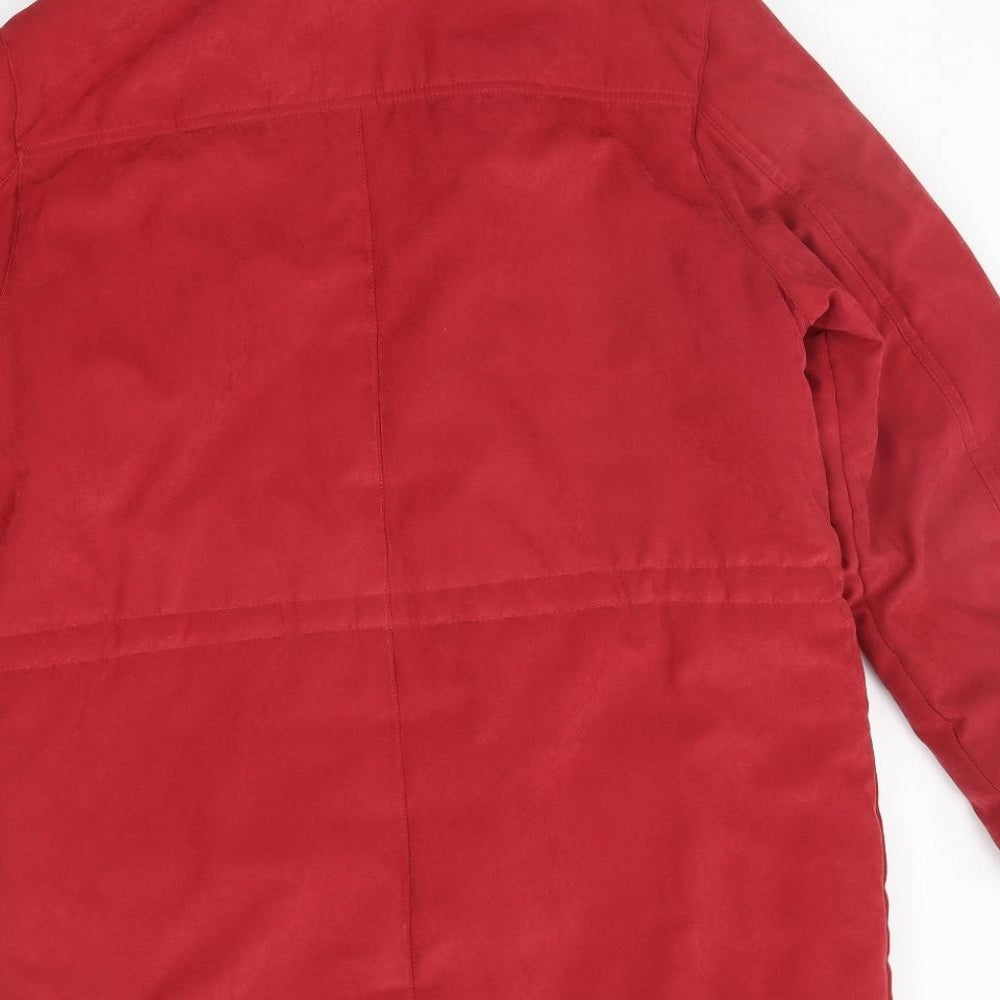 Womens UK Size 10 River Oak Red Jacket