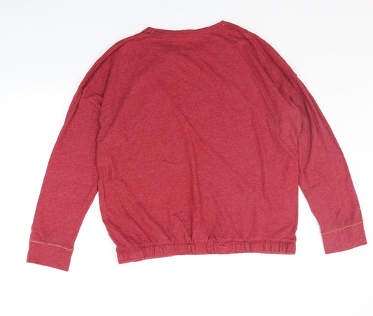 Womens UK Size 16 Marks and Spencer Red Pullover Jumper