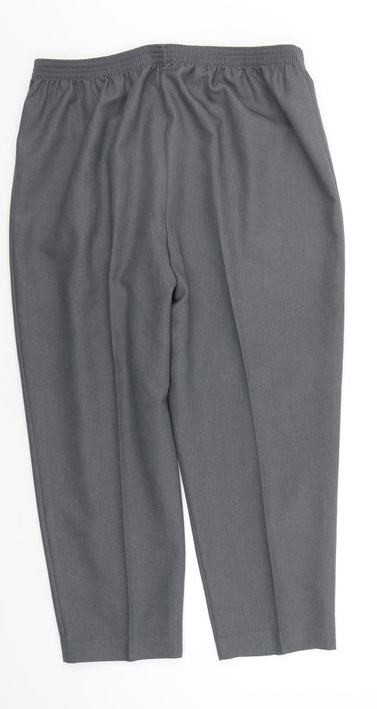Womens UK Size 20 Berkertex Regular Fit Grey Trousers