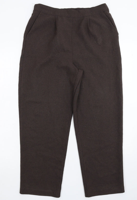 Womens UK Size 12 Bonmarché Slim Fit Grey Trousers